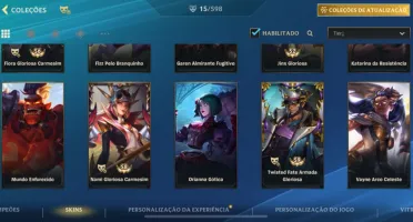 WILD RIFT: 19.380 WILD CORES + 15 SKINS + 41.811 CISCO AZUL