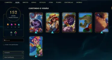 Conta LoL lvl304