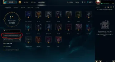 121 CAMPEOES / 25 SKINS - LEAGUE OF LEGENDS BR CONTA ACCOUNT