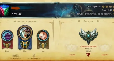 Conta league of legends prata 3
