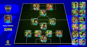 Vendo conta de efootbal Android muito boa