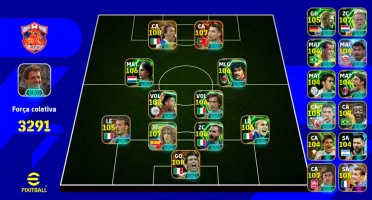 Vendo conta de efootbal Android muito boa