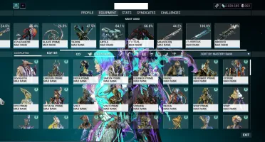 Conta Warframe Rank 22 Full Prime