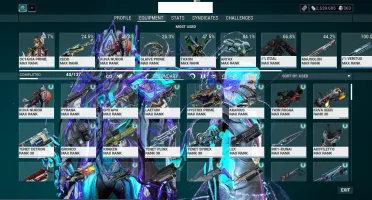 Conta Warframe Rank 22 Full Prime