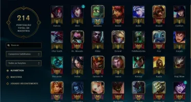 Conta League of Legends Platina 1 com mmr diamond V