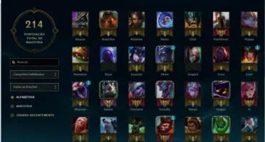 Conta League of Legends Platina 1 com mmr diamond V