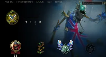 CONTA LEAGUE OF LEGENDS DIAMANTE 4