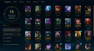 CONTA LEAGUE OF LEGENDS DIAMANTE 4
