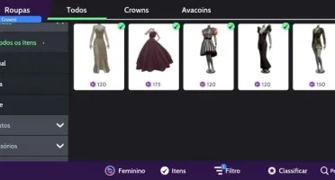 Conta Rica De Avakin Life Unisex Com Varios Itens Em Crowns