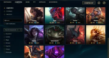 Conta Unranked com 145 Champs e 116 Skins + 1 Prestigo GAREN