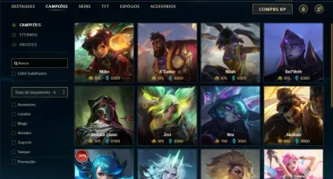 Conta Unranked com 145 Champs e 116 Skins + 1 Prestigo GAREN