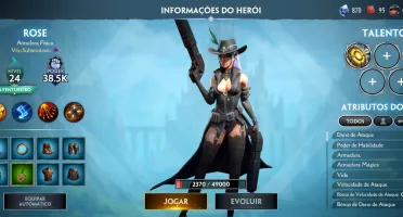 Conta no World Eternal Mobile