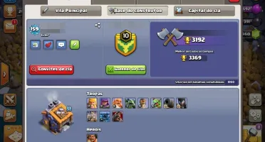 Clash of Clans - CV 12 - 6 construtores
