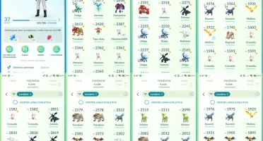 Pokémon go | LVL 37 | 109 LENDÁRIOS + 26 shinies C036