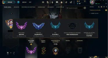 conta lol mestre 68%wr/upada a mão