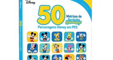50 Matrizes de Bordados Personagens Disney em Pes e Hus