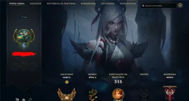 Conta nivel 264- 239 skins 4 miticas