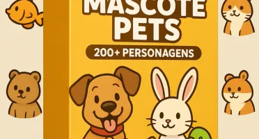 PACK MASCOTE PETS 🐶🐱 | 200+ Personagens Animados