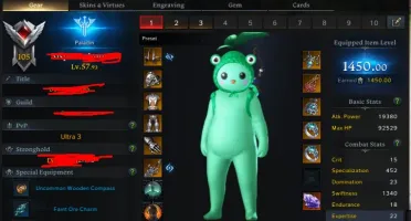 vendo conta lost ark sa ( servidor kAZEROS) main paladino
