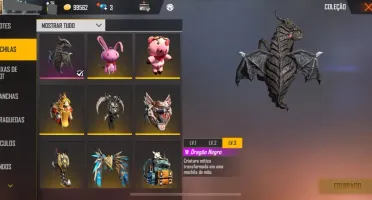 Conta de Free Fire (Calça Angelical, Sapato Angelical)