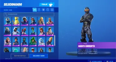 Conta fortnite PC s6 a s10 full, skins raras e Salve o Mundo