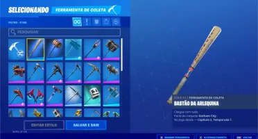 Conta fortnite PC s6 a s10 full, skins raras e Salve o Mundo