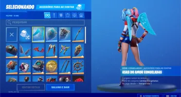 Conta fortnite PC s6 a s10 full, skins raras e Salve o Mundo