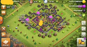 Clash of clans cv 8 semi full barato