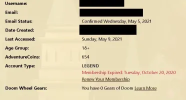Conta AQW (10 anos), com varias classes raras, itens evilwar