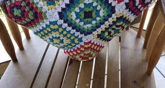 Kit Capas de Almofadas e Manta / Peseira em Crochê