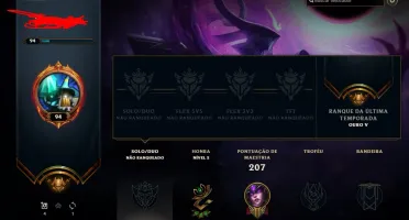 [ Conta ] S9 Unranked, S8 Gold  LEVEL 94