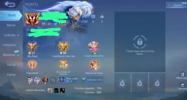 Conta main adc honra mitica