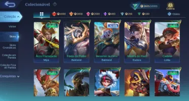 Conta main adc honra mitica