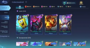 Conta main adc honra mitica