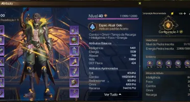 Tarisland Conta Mago Gelo lvl40 TOP DPS Latam 1