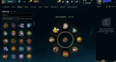 Conta ferro de 2013 - todos os campeões - 85 skins