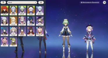 AR33 - Ganyu + Amos + Diluc + Qiqi + 32 tiros!!!!