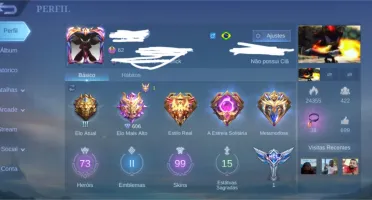Conta Perfeita mobile legends
