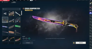 Conta Valorant | Champions 2024 | VANDAL FACA ARCANE