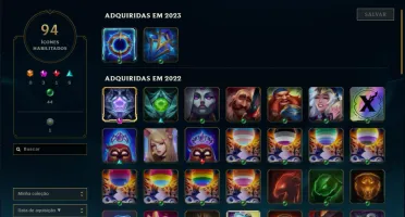 Conta de Lol, ex diamante 2 flex e ex platina 4 soloq