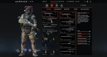 Vendo conta Warface ptt 78,com ARX 160,Steyr Scout e mais