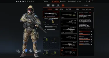 Vendo conta Warface ptt 78,com ARX 160,Steyr Scout e mais