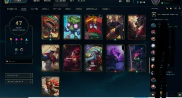 CONTA LEAGUE OF LEGENDS LEVEL 201 BARATA