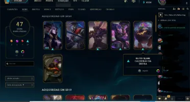 CONTA LEAGUE OF LEGENDS LEVEL 201 BARATA
