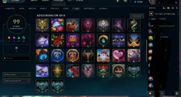 CONTA LEAGUE OF LEGENDS LEVEL 201 BARATA