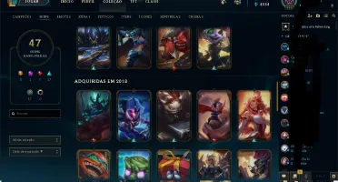 CONTA LEAGUE OF LEGENDS LEVEL 201 BARATA