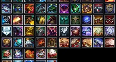 Conta borda de diamante, todos campeões, 98 skins, 15 runas