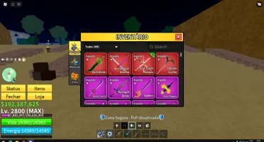 Conta Blox Fruits Com Dragon Perm E Muitas Outras Frutas