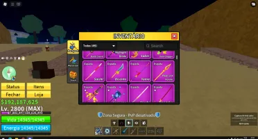 Conta Blox Fruits Com Dragon Perm E Muitas Outras Frutas