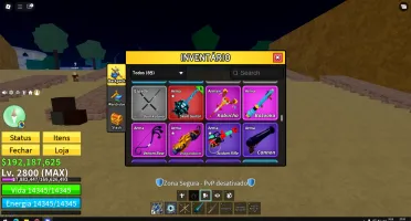 Conta Blox Fruits Com Dragon Perm E Muitas Outras Frutas
